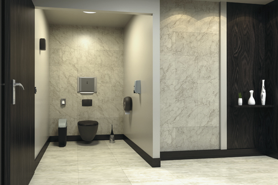 création de vue 3D toilette WC luxe